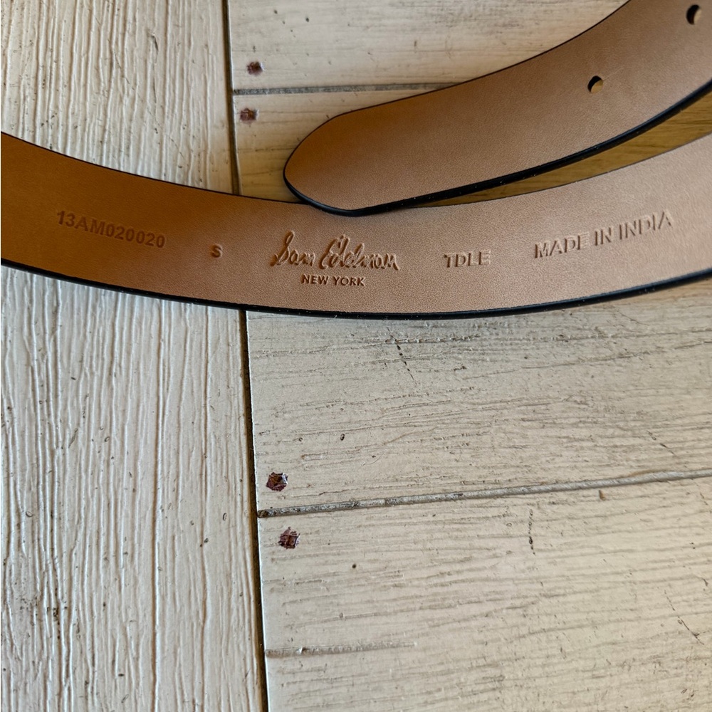 Sam Edelman Black Belt with Gold Buckle - Picture 5 of 5